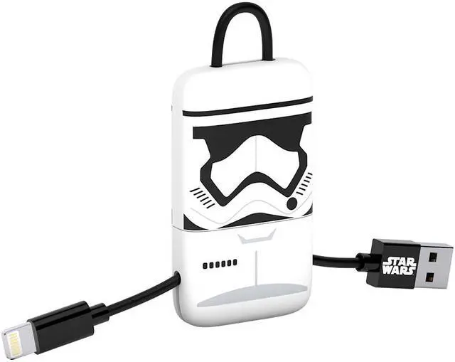 Main image of Tribe Star Wars TLJ StormTrooper KeyLine Lightning Cable 22cm Model CLR30702