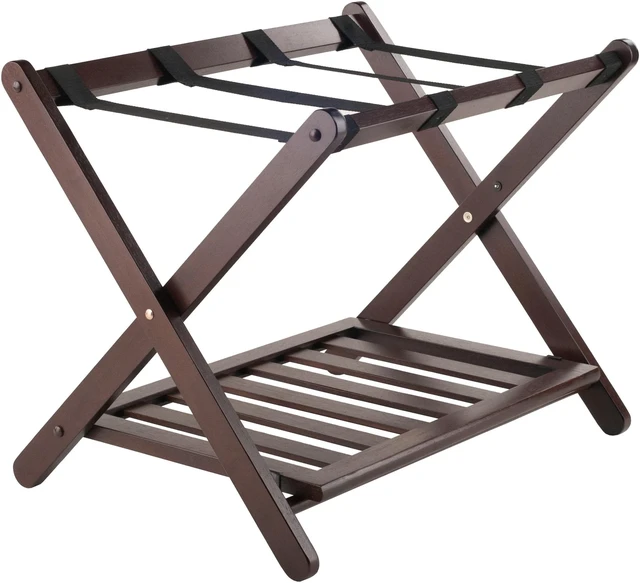 Main image of Remy Luggage Rack, Shelf, Cappuccino