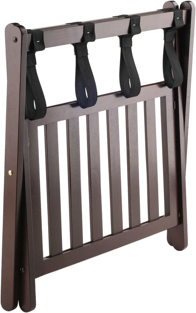 Alt view image 2 of 5 - Remy Luggage Rack, Shelf, Cappuccino