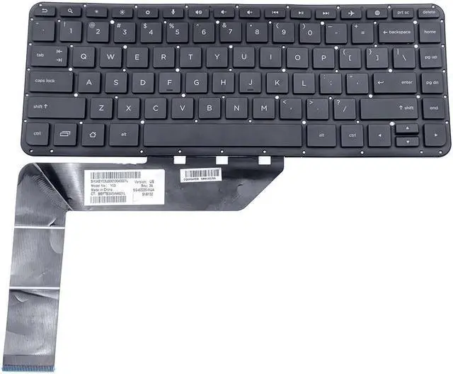 Main image of SN6132 SG-62220-XUA Genuine HP Pavilion 14-P0 English US Silver Laptop Keyboard Laptop Keyboards - OEM