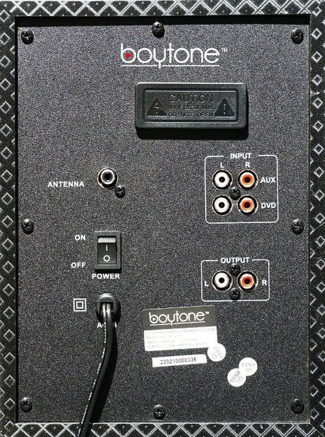 Alt view image 4 of 4 - Boytone BT210FD 2.1 Multimedi Speaker System With FM Radio