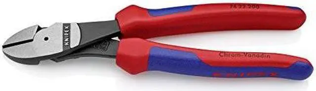 Alt view image 5 of 7 - Knipex Diagonal Cutting Plier,8" L  74 22 200