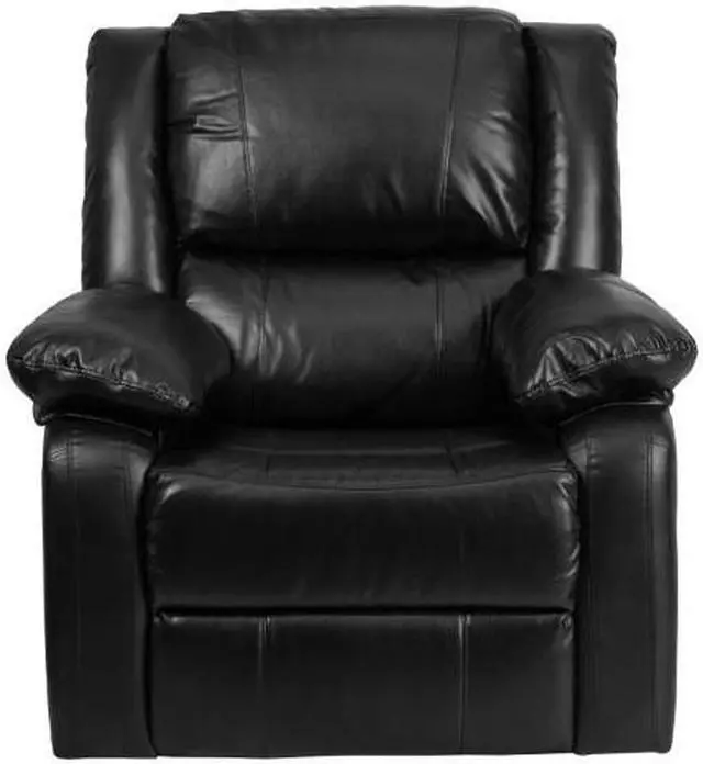 Alt view image 7 of 19 - Harmony Series Black Leather Recliner