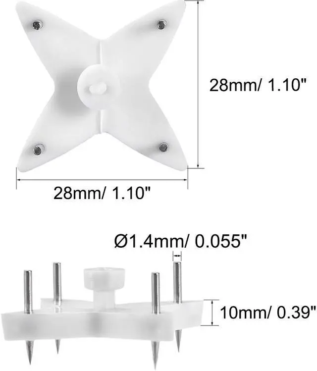 Alt view image 3 of 3 - 17lbs Hardwall Hanger for Hardware, Fasteners & Hooks Wall Mount Non-mark Hook Picture Photo Frame Hangers, 50 Pcs