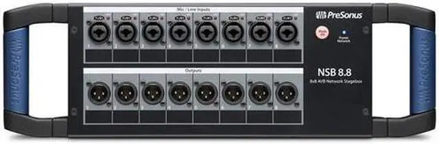 Alt view image 7 of 15 - PreSonus NSB 8.8 AVB Networked Stage Box 328 ft. Black
