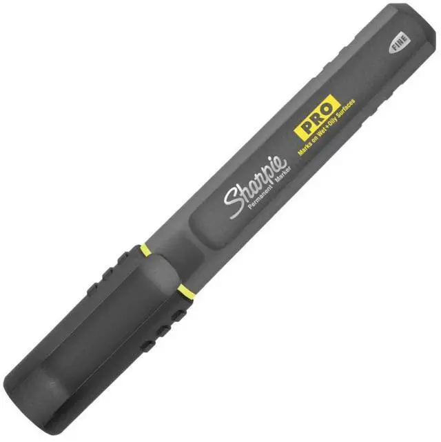 Alt view image 4 of 15 - Pro Permanent Marker, Fine Bullet Tip, Black, Dozen 2017818