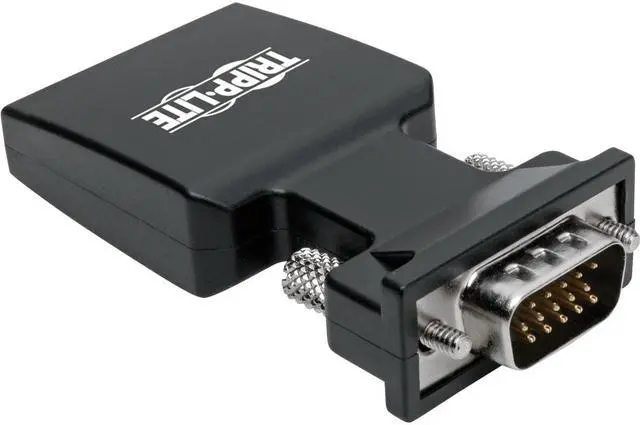Alt view image 3 of 14 - Tripp Lite HDMI to VGA Active Converter with Audio (F/M), 1920 x 1200 (1080p) @ 60 Hz