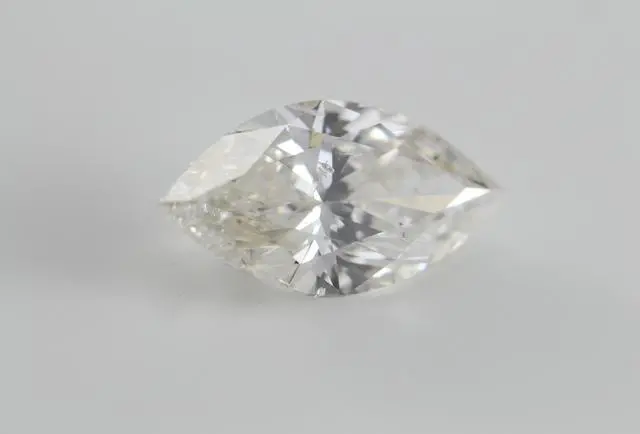 Alt view image 2 of 4 - Marquise Cut Loose Diamond (3.32 Ct, I, I1(Laser Drilled)) GIA Certified