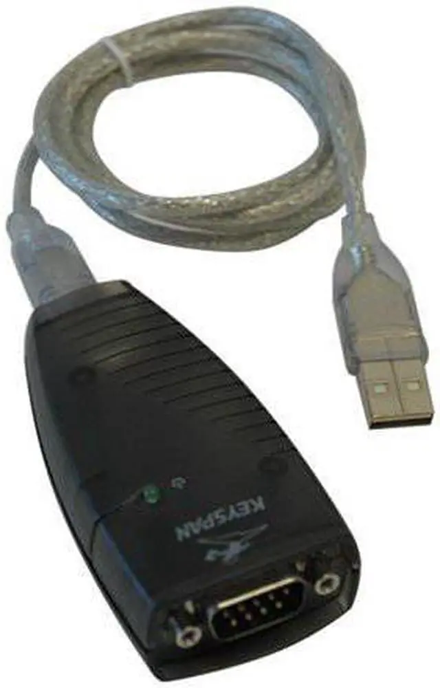 Alt view image 3 of 7 - Keyspan USB High Speed Serial Adapter - USB to DB-9 RS-232 Port. For Mac, PC & Linux Model KEYUSA19HS