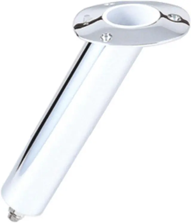 Alt view image 2 of 6 - LEE'S TACKLE INC. LEE'S 30 DEGREE SS FLUSH MOUNT SWIVEL BASE ROD HOLDER 2"X6.5" RH5165