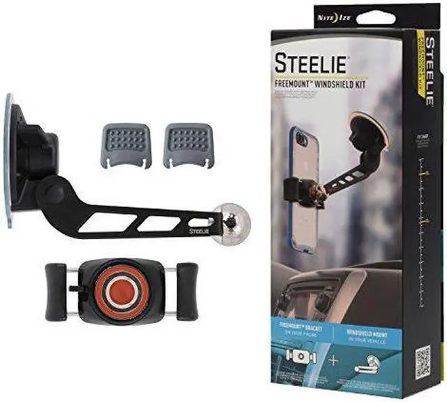 Alt view image 5 of 6 - NITE IZE STEELIE FREEMOUNT WINDSHIELD MOUNT KIT