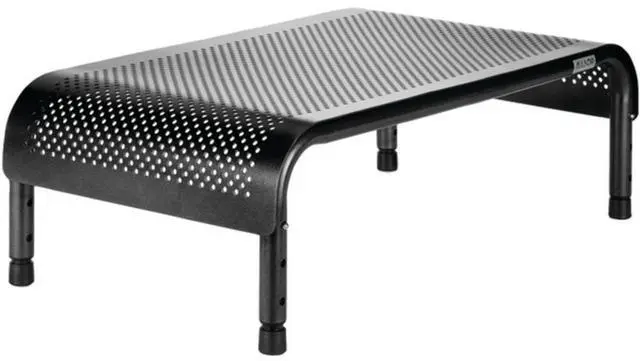 Alt view image 7 of 17 - Allsop Ergo 3 Metal Monitor Stand 10"x18"x6" Pearl/Black 31630