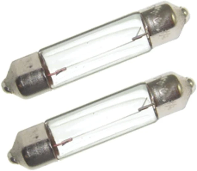 Alt view image 3 of 6 - Perko Double Ended Festoon Bulbs - 24V, 10W, .40A - Pair