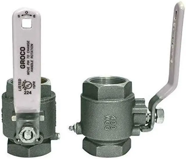 Alt view image 2 of 5 - GROCO 1 NPT STAINLESS STEEL IN-LINE BALL VALVE