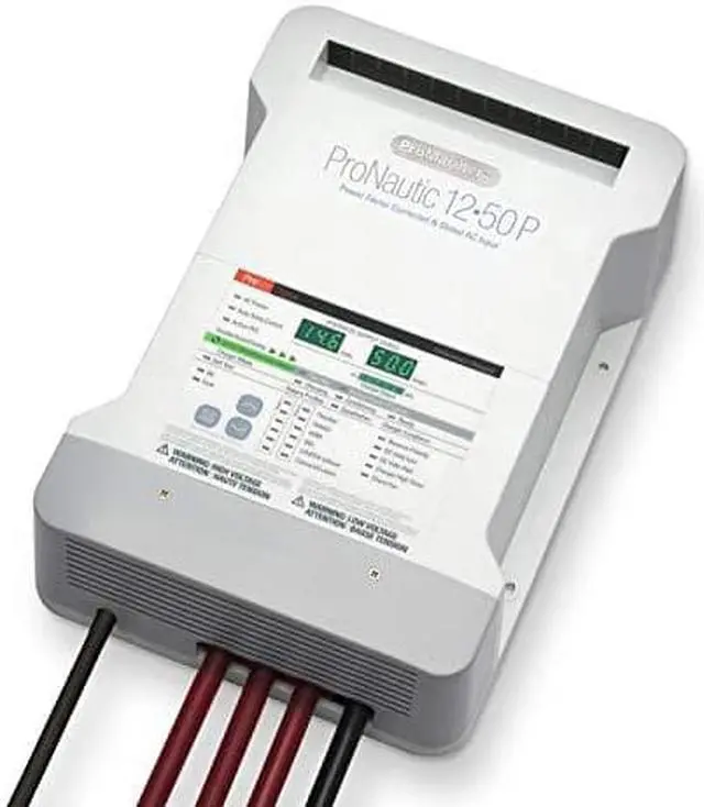 Alt view image 10 of 13 - PROMARINER PRONAUTIC 1250P 50 AMP 3 BANK BATTERY CHARGER 63150