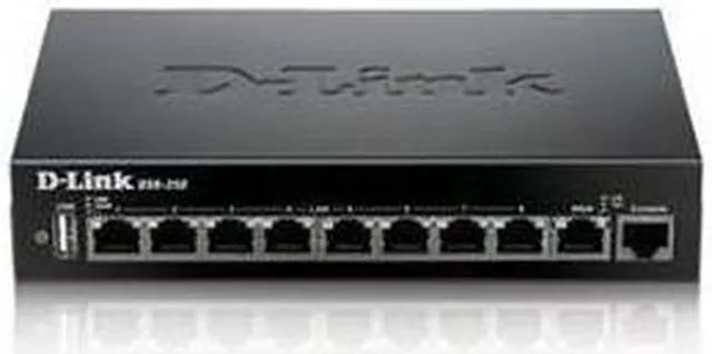 Alt view image 5 of 20 - D-LINK SYSTEMS DSR-250 WIRED SSL VPN ROUTER, 8 GIGABIT PORTS,  1 WAN. LIMITED LIFETIME WARRANTY.