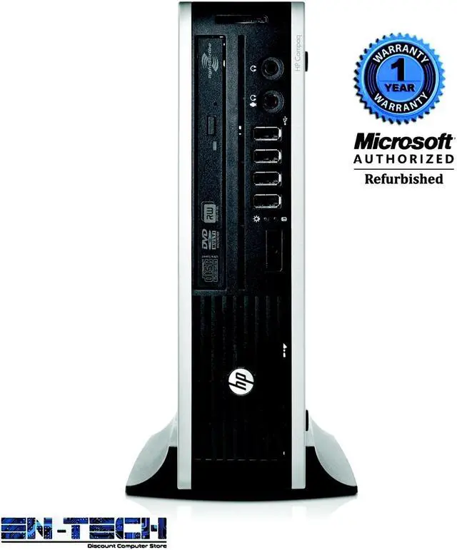 Main image of HP Compaq 8300 Elite USD PC - Intel Core i5 3470S 3rd Gen 2.90 GHz 8GB 256GB SSD DVD-RW Windows 10 Home 64-Bit - Webcam