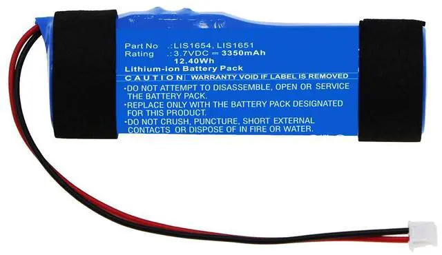 Alt view image 2 of 6 - 3350mAh LIS1651, LIS1654 Battery Replacement Compatible with Sony PS4 Playstation 4 Move Motion Controller Version 2 CECH-ZCM2E, CECH-ZCM2U (Micro USB Charge Port Only)