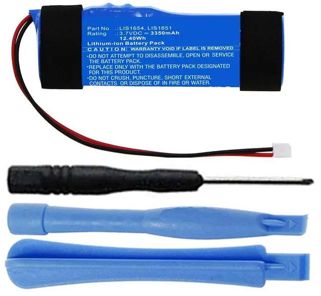 Main image of 3350mAh LIS1651, LIS1654 Battery Replacement Compatible with Sony PS4 Playstation 4 Move Motion Controller Version 2 CECH-ZCM2E, CECH-ZCM2U (Micro USB Charge Port Only)