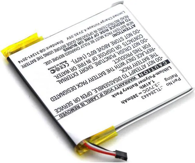 Alt view image 3 of 4 - 380mAh TL284443 Battery Replacement for Nest Learning Thermostat (3rd Generation) A0013 T3007ES T3008ES