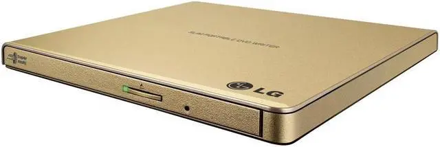 Alt view image 8 of 15 - LG External CD / DVD Rewriter With M-Disc Mac & Surface Support (Gold) - Model GP65NG60