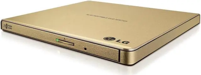 Alt view image 6 of 15 - LG External CD / DVD Rewriter With M-Disc Mac & Surface Support (Gold) - Model GP65NG60