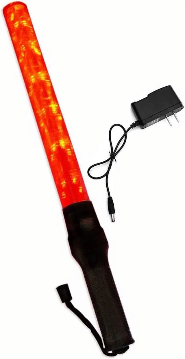 Alt view image 2 of 4 - iMBAPrice 21" Long Traffic Safety Rechargeable Flashing LED Light Control Wand Baton Flashlight with Blinking and Steady