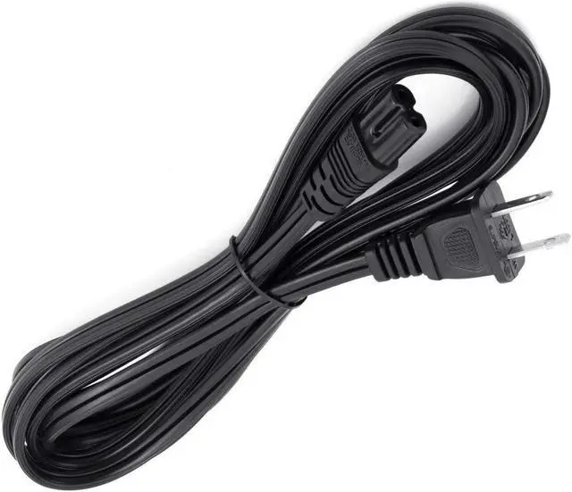 Alt view image 4 of 5 - imbaprice 10 feet long 2prong ac power cord cable for vizio smart tv/led tv/e series/m series ul listed