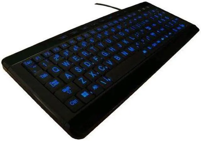 Alt view image 2 of 5 - AVS GEAR Full Size Multimedia USB LED Lighted Keyboard for Windows 2000 / XP / Vista / 7 / ME / NT