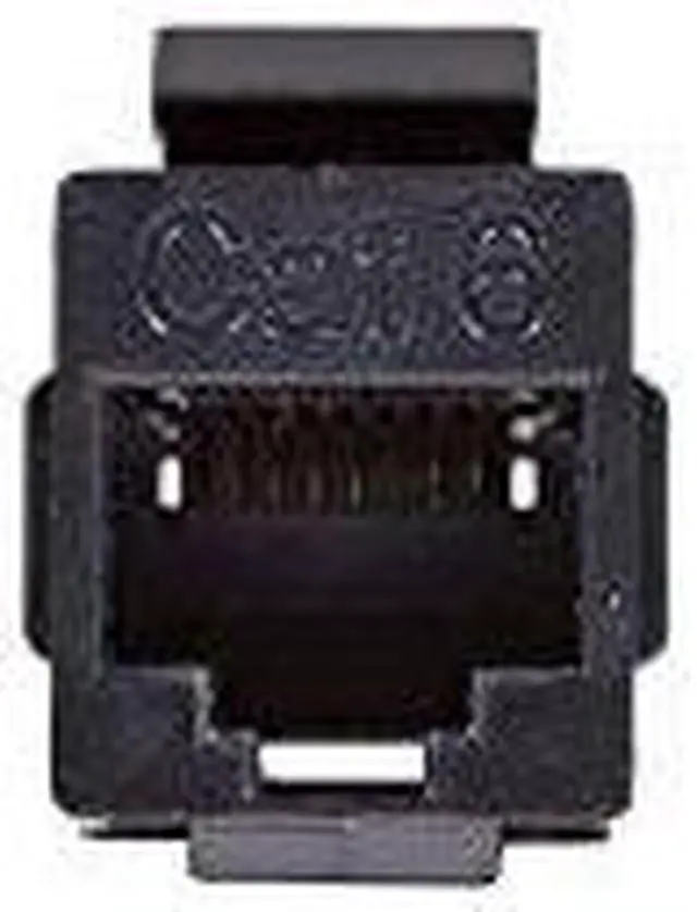 Alt view image 2 of 4 - Cat6 RJ45 Inline Coupler Type Keystone Jack, Black,