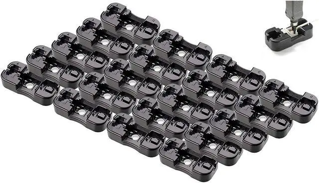 Main image of iMBAPrice Keystone Jack Punch Down Stand Holder for Cat5E/Cat6 and RJ11/RJ12 Keystone Jacks (Pack of 25)