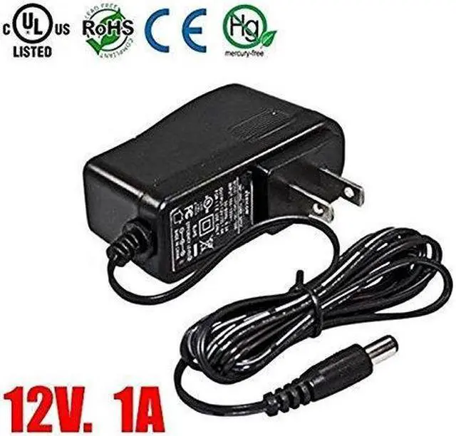 Alt view image 2 of 5 - Amamax® Wall Adapter Power Supply - 12VDC 1A, 5.5mm - 2.1mm Plug UL Listed
