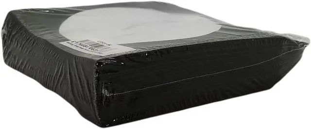 Alt view image 3 of 3 - BestDuplicator Black Cd/Dvd Paper Media Sleeves Envelopes with Flap and Clear Window (400 Sleeves)