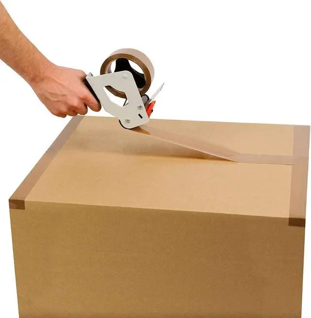 Alt view image 3 of 3 - iMBAPrice Brown Sealing Tape - 1 Box of Premium (6 Roll of 110 Yards) 6 x 330 Feet Long 2" Wide Tan/Brown Color Shipping