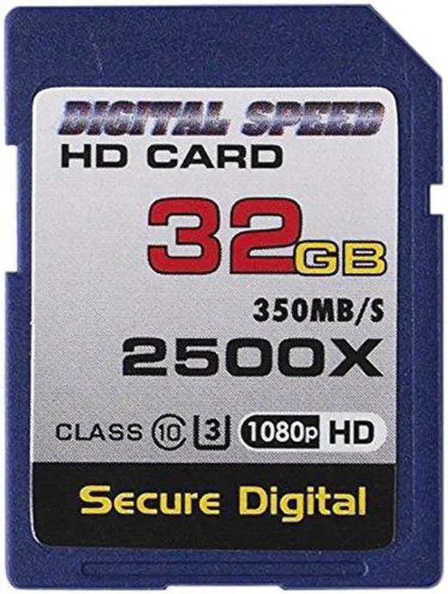 Main image of Digital Speed Memory 32GB 2500X Professional High Speed 350MB/s Error Free (SDHC)