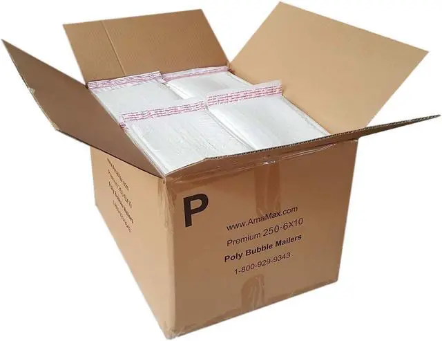 Main image of iMBAPrice #0 - 6x10 POLY BUBBLE MAILERS PADDED ENVELOPES - WHITE