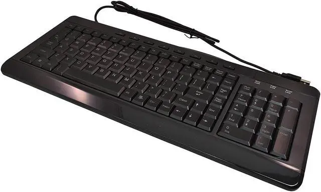 Alt view image 2 of 5 - AVS GEAR Lighted USB Keyboard - Gentle Crisp Clear Blue LED Light illuminates Each Key Yet Stress Free to Your Eyes - Fu