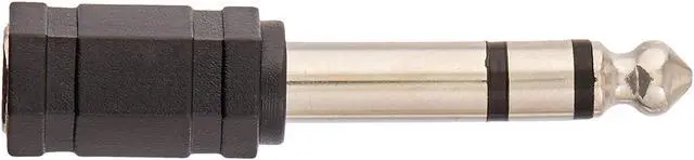 Alt view image 2 of 2 - Parts Express 3.5mm Stereo Jack To 1/4" Stereo Plug Adapter