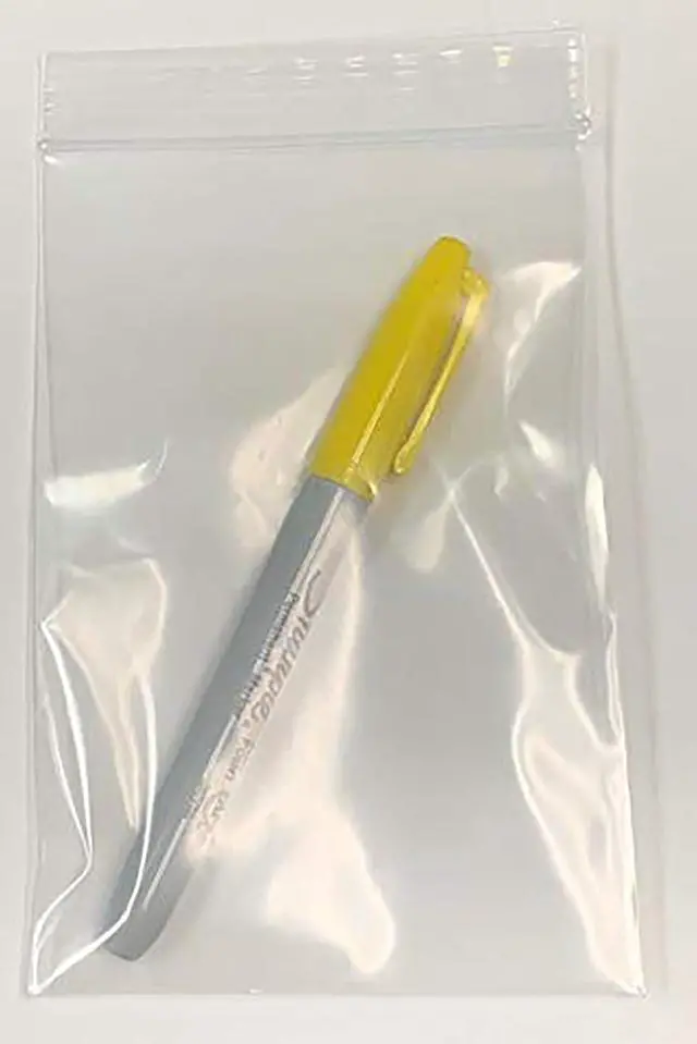 Alt view image 3 of 3 - Premium 4 Mil Clear Zip Lock Bags, 4 x 6 Inches Heavy Duty, 5 Packs of 100 (Total 500 Bags)