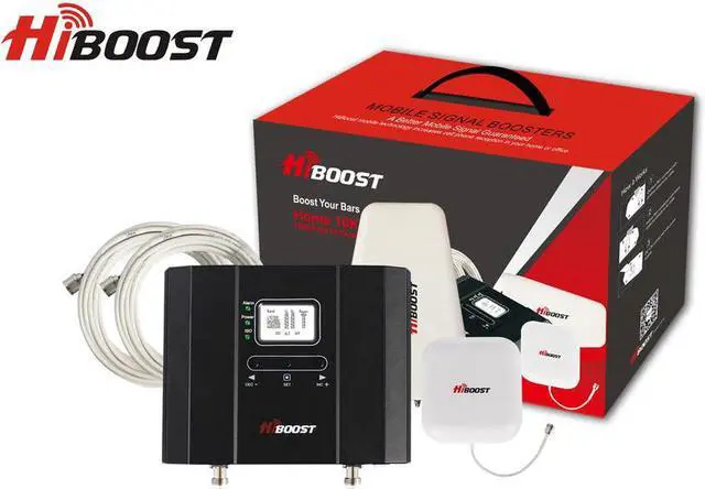 Main image of HiBoost Home 15K Smart Link Cell Phone Signal Booster - Coverage upto 15000 sq ft. - F20G-5S-BTW