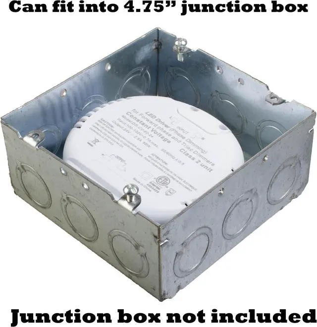Alt view image 5 of 6 - ETL LISTED 24V 60W CLASS 2 TRIAC DIMMABLE ROUND SHAPE POWER SUPPLY
