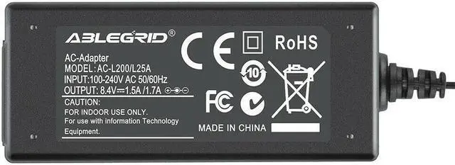 Alt view image 3 of 4 - ABLEGRID AC Adapter Charger for SONY Handycam DCR-SR200E SR300 SR300E SR42E SR82E SR8E