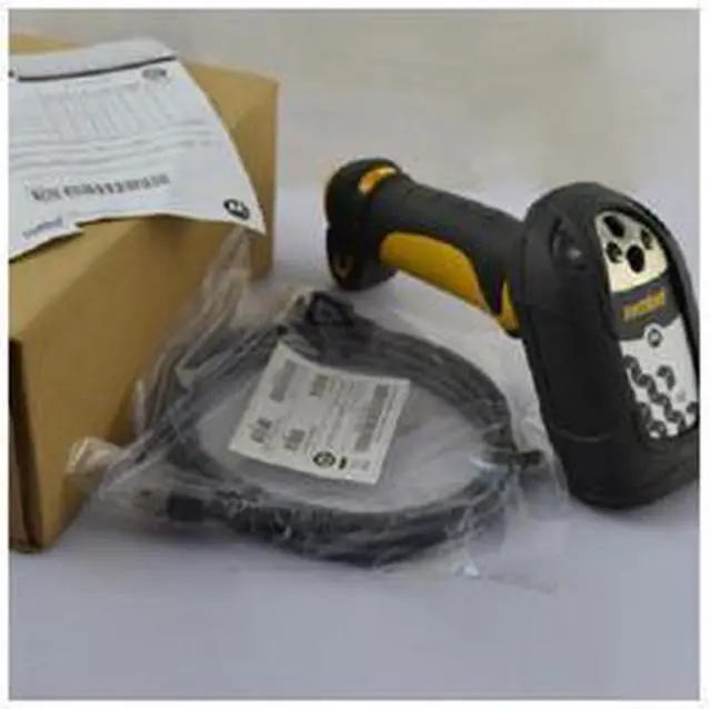 Alt view image 2 of 2 - Symbol LS3408-ER20005R Extended Range Corded Rugged Barcode Scanner - Yellow (Scanner with USB Cable)