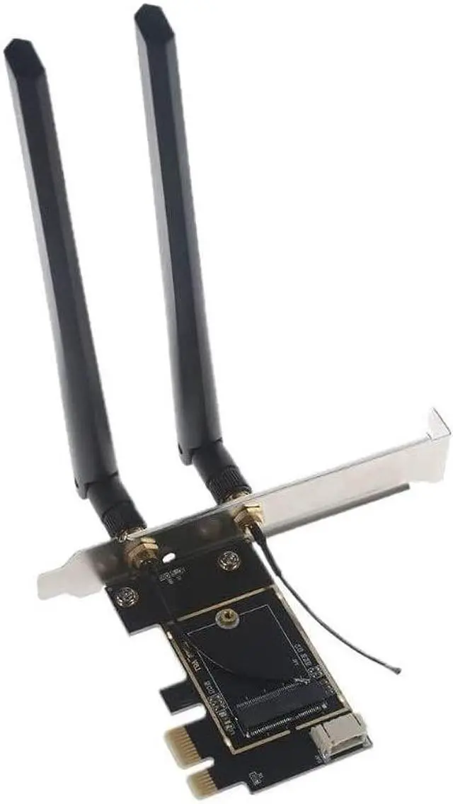 Main image of Laptop to Desktop (PCIe x1) Wi-Fi Card Converter for M.2 PCIe Network Cards with Bluetooth Support