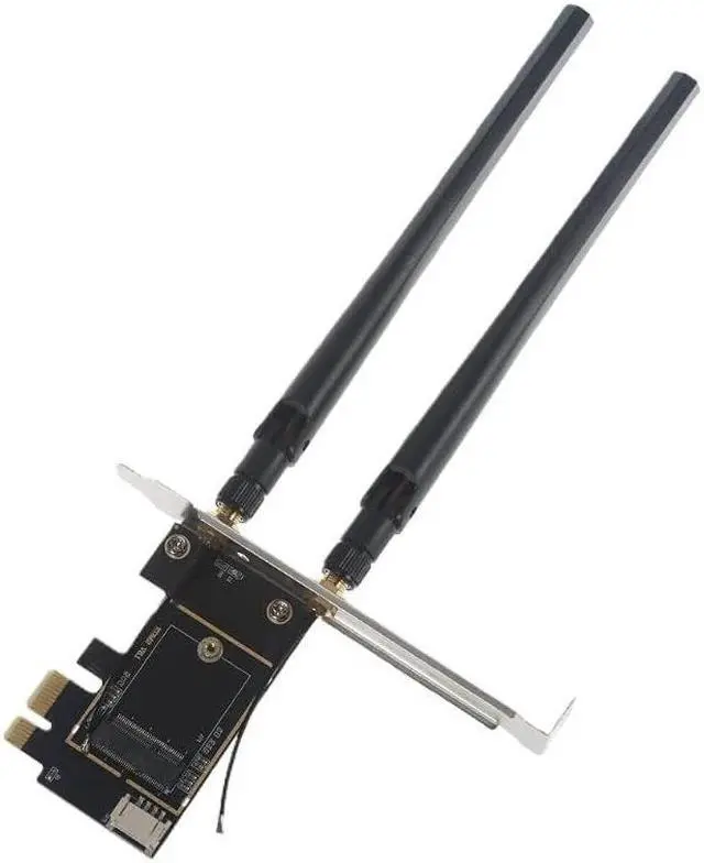Alt view image 5 of 8 - Laptop to Desktop (PCIe x1) Wi-Fi Card Converter for M.2 PCIe Network Cards with Bluetooth Support