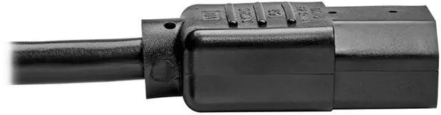Alt view image 12 of 16 - Tripp Lite Model P007-003-15D 3 ft. Desktop Computer Power Cord, Right-Angle 5-15P to C13 - Heavy Duty, 15A, 125V, 14 AWG, 3 ft. Black
