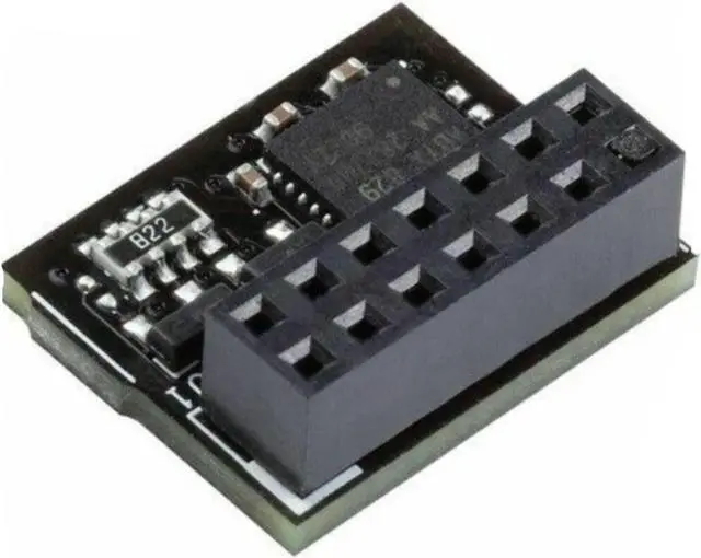 Alt view image 11 of 12 - Asus Accessory TPM-SPI SPI 14-1pin Nuvoton NPCT750 TPM2.0 Bulk Pack