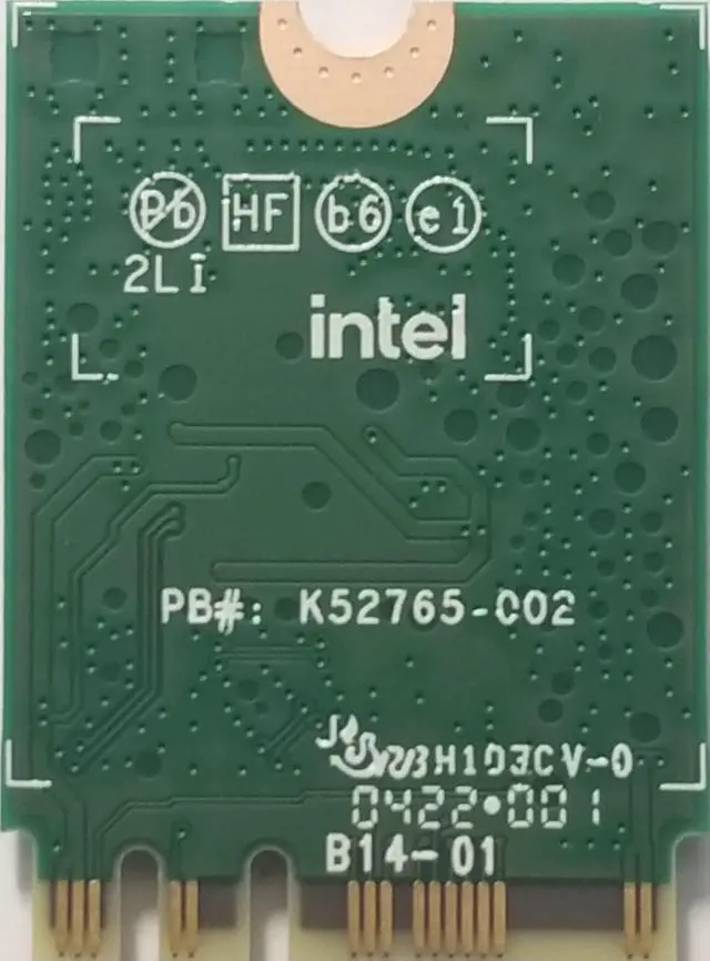 Alt view image 2 of 5 - WiFi 6E Adapter for Intel AX210 | Tri-Band 2.4/5/6 GHz | Up to 2.4 Gbps | M.2 for PCs | Bluetooth 5.3 Compatible | Works with Intel, AMD, Windows 10/11, Linux | Model AX210NGW No vPro