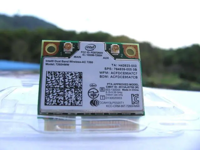 Alt view image 2 of 5 - Intel WiFi Wireless-AC 7260 H/T Dual Band 2x2 AC+Bluetooth HMC Network 7260HMW