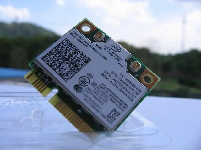 Alt view image 3 of 5 - Intel WiFi Wireless-AC 7260 H/T Dual Band 2x2 AC+Bluetooth HMC Network 7260HMW